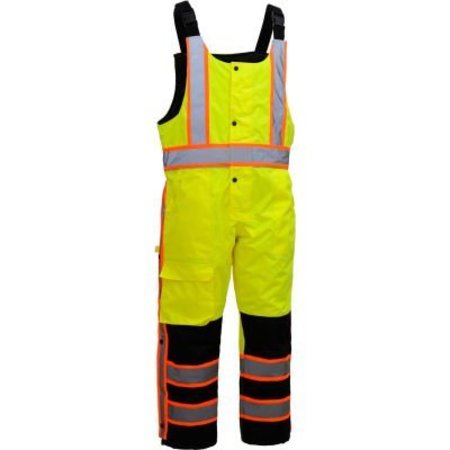 GSS SAFETY GSS Safety Class E Premium Two Tone Poly-Filled Winter Insulated Bibs w/Multi Pockets-LG/XL 8701-LG/XL